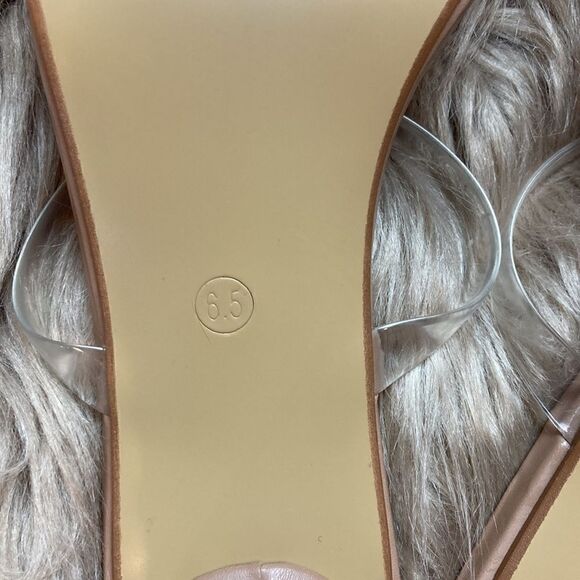 Avidirk Square Open Toe Backless Block Heeled Sandal- Double Clear Strap Slip On - Picture 9 of 14